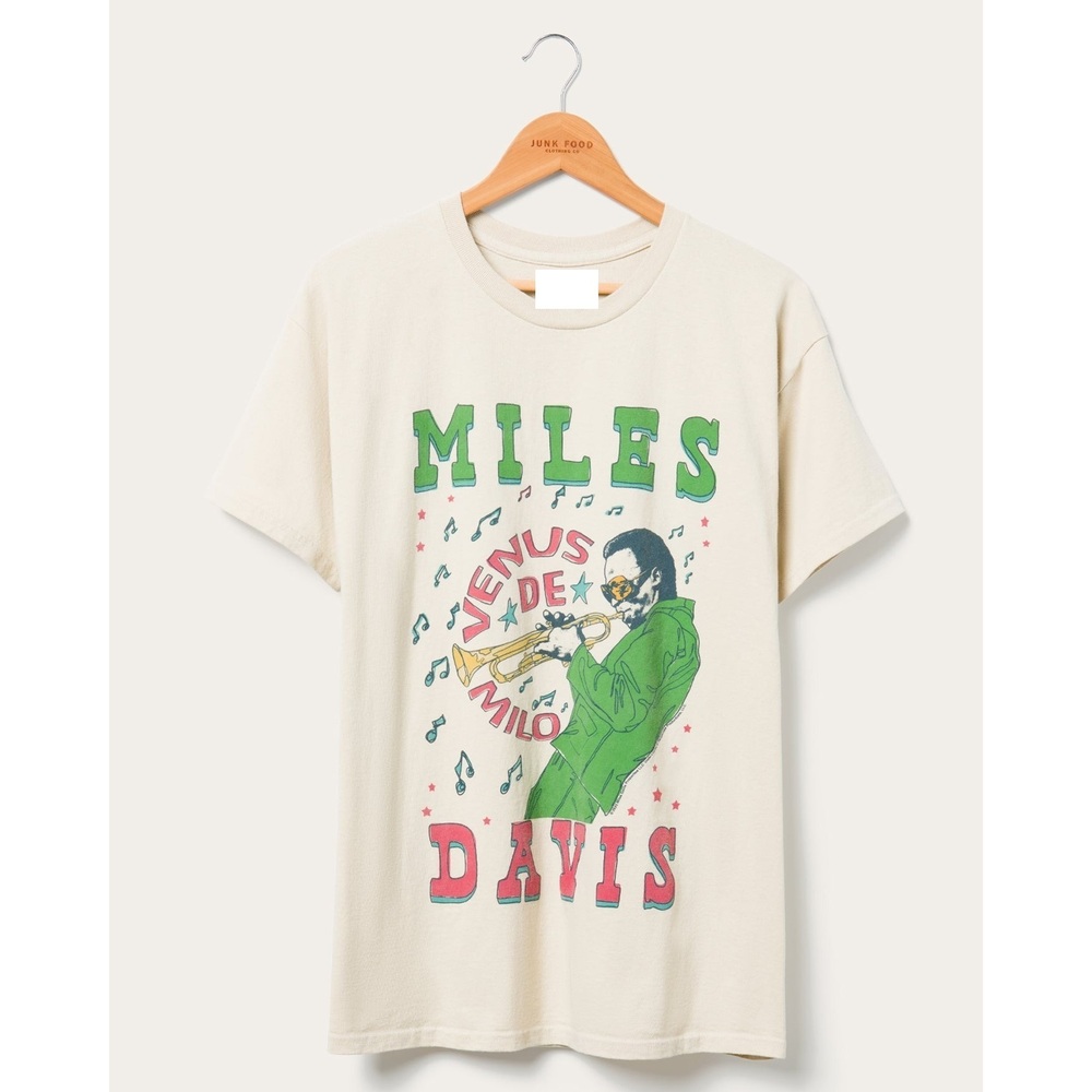 Junk Food Clothing Miles Davis Flea Market Tee